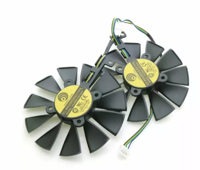 87MM Graphics Card Cooler Fan For ASUS ROG STRIX GTX1060 1070 Ti RX 470 570 580