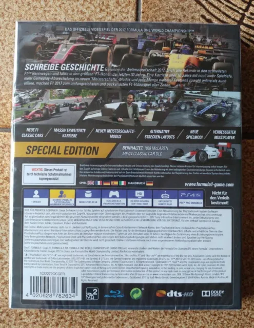 F1 2017 Special Edition - Formula 1 - PS4 - PlayStation 4 - NUOVO & IMBALLO ORIGINALE 2