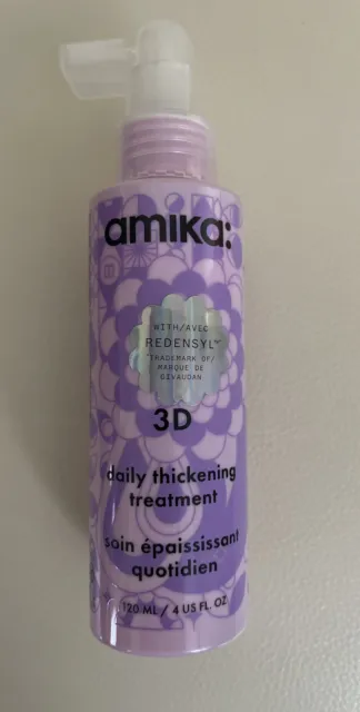 Amika 3D Daily Leave-In Hair Thickening Treatment (4Oz/120Ml) New Full Size