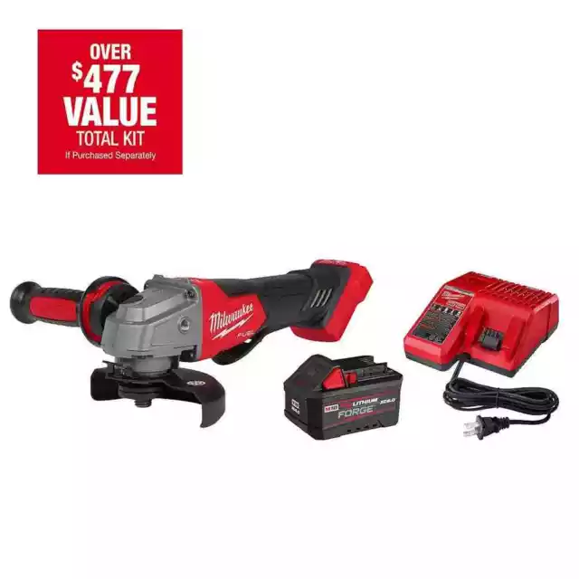 Milwaukee M18 Fuel 18V Lithium-Ion Brushless Cordless 4-1/2 in. /5 in. Grinder