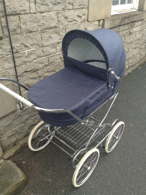 SILVER CROSS PRAM super festival vintage Huntley fabric design