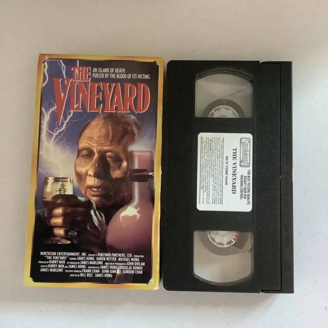 Vintage 90s The Vineyard VHS New World Home Video Horror Movie James Hong Rare