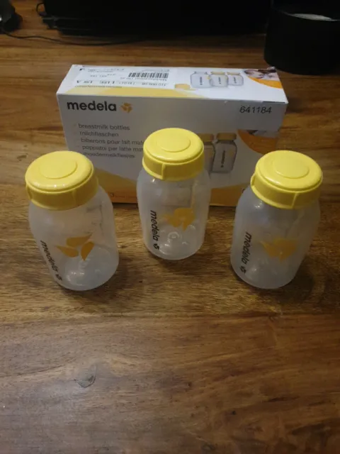 Medela Milchflaschenset, 150ml pro Flasche, 3 Stück,Neu