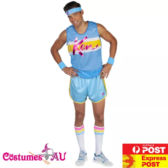 Mens Barbie Ken Exercise Costume Barbie Cosplay Adult Dress Up Halloween Party