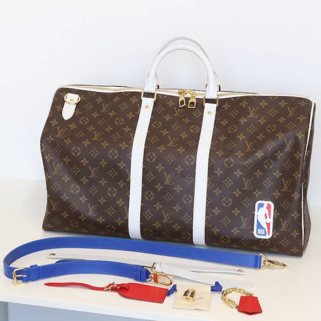 Replica Louis Vuitton LV x NBA Basketball Keepall 55 M45587 for Sale