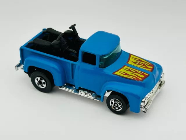HOT WHEELS BLACKWALL 56 HI TAIL HAULER Light Blue RARE BLACK BIKES Very Nice 599.95 PicClick