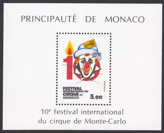 Principauté de Monaco  Bloc feuillet   neuf** N°  BF 29  / 1984