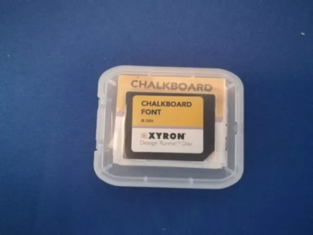 Xyron Design Runner Design Disc -  Chalkboard Font