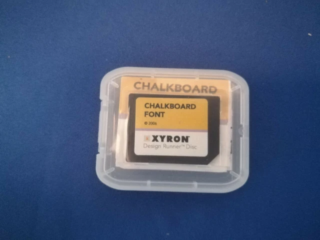 Xyron Design Runner Design Disc - Chalkboard Font Xyron Design Runner Design Disc - Chalkboard Font