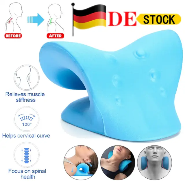 Ergonomischer Nackenstrecker Rückenstrecker Massagegerät Kissen Schmerzlinderung