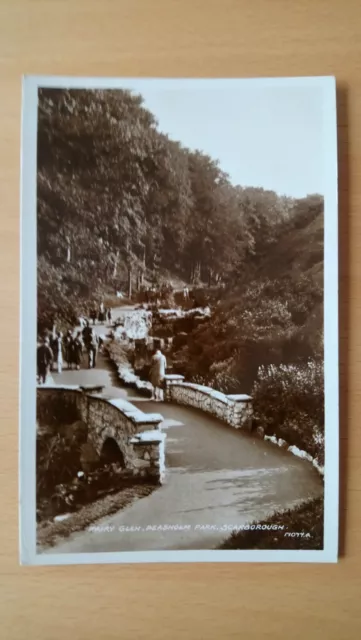 Fairy Glen, Peasholm Park, Scarborough. RP Postcard. S55