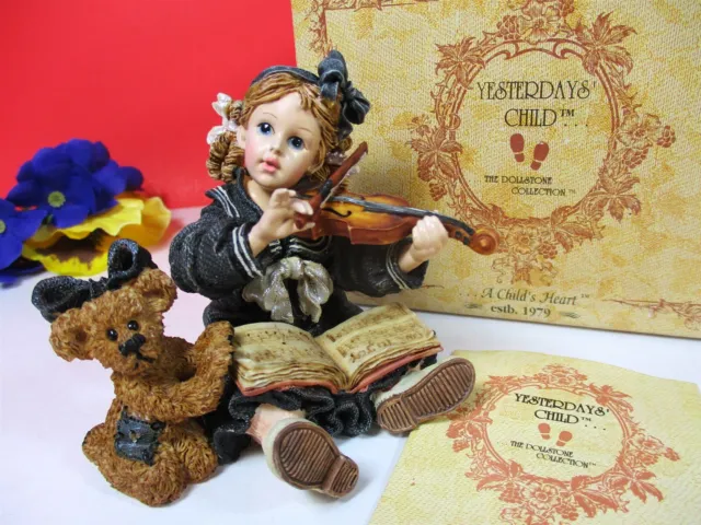 Boyds Yesterday's Child Lindsey With Louise The Recital Violin 3535 Box