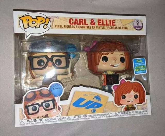Disney UP Carl and Ellie 2 Pack exclusive Funko Pop! Vinyl figure