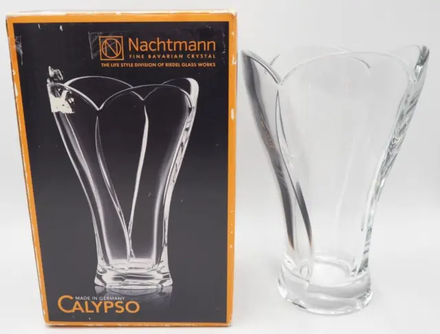 Nachtmann High Quality Vase Calypso Crystal Glass, 24 cm, Made in Germany, 81211