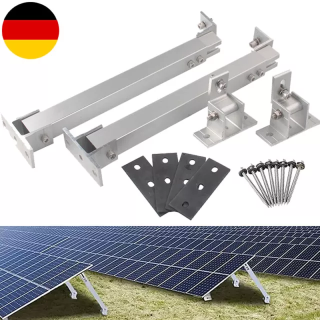 Solarpanel Halterung Individuell Verstellbar Flachdach PV Befestigung Montage