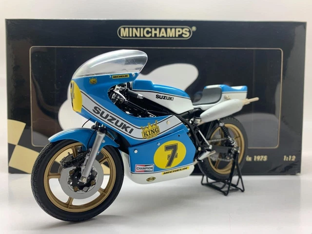MINICHAMPS　Suzuki XR14 •B.Sheene•GP 1975 BARRY SHEENE. SUZUKI XR14. GP Assen 1975.Minichamps 1/12