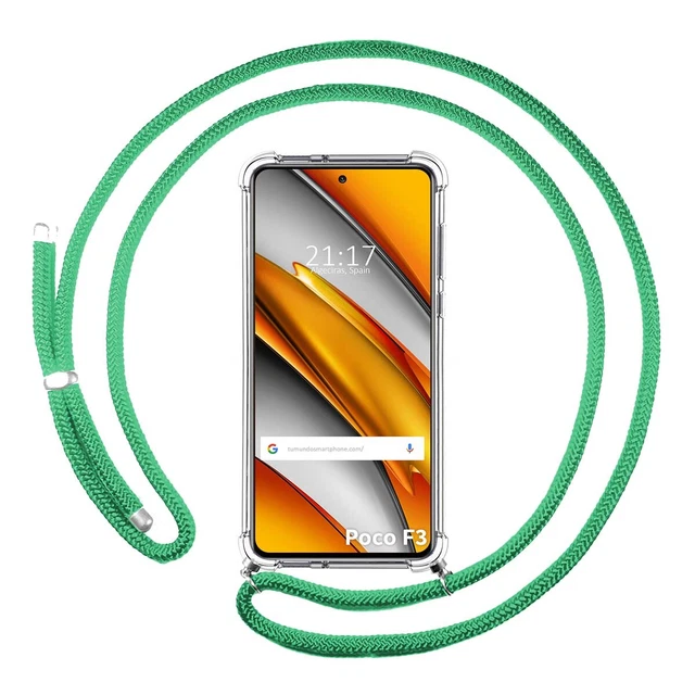 Custodia DESSEN Per Xiaomi Poco F3 / Mi 11i 5G, Cover In TPU Morbido Con Bordo Placcato, Verde - 5