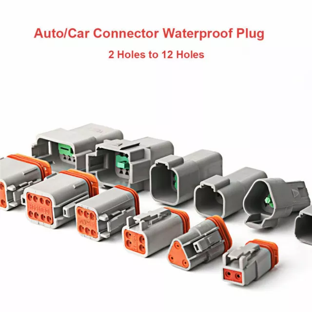 Deutsch Dt Series Multi Plug Waterproof Connector 2 3 4 6 8 12 Way Pin