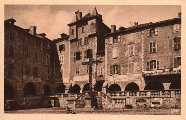 CPA 12 - VILLEFRANCHE DE ROUERGUE (Aveyron) - 199. Place Notre Dame