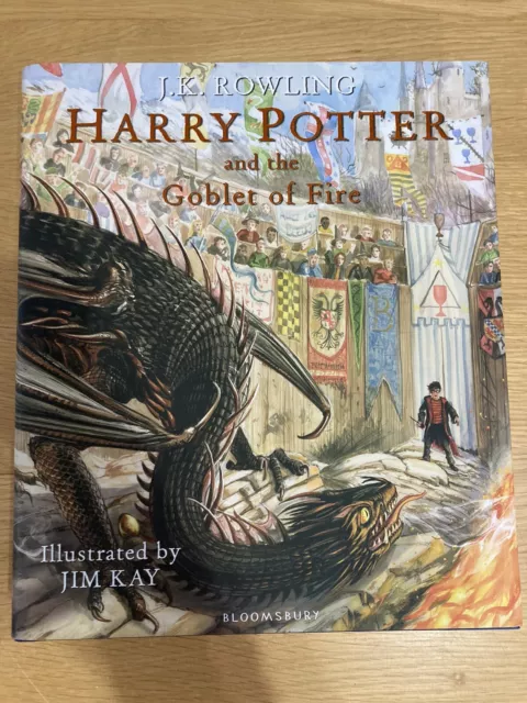 Harry Potter and the Goblet of Fire Illustrated Hardback J.K. Rowling (RRP £32)