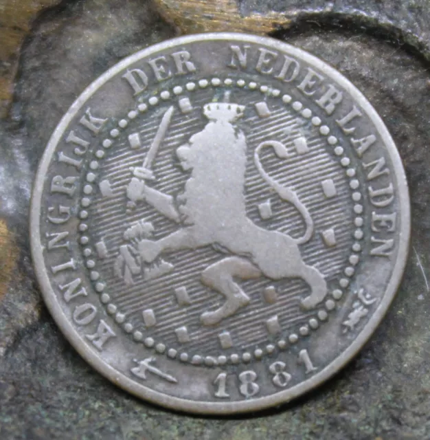 1881 Netherlands 1 cent