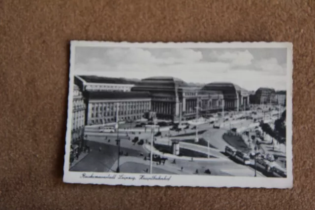 Hist. AK Reichsmessestadt Leipzig, Hauptbahnhof, ca, 1920er Jahre, ungelaufen