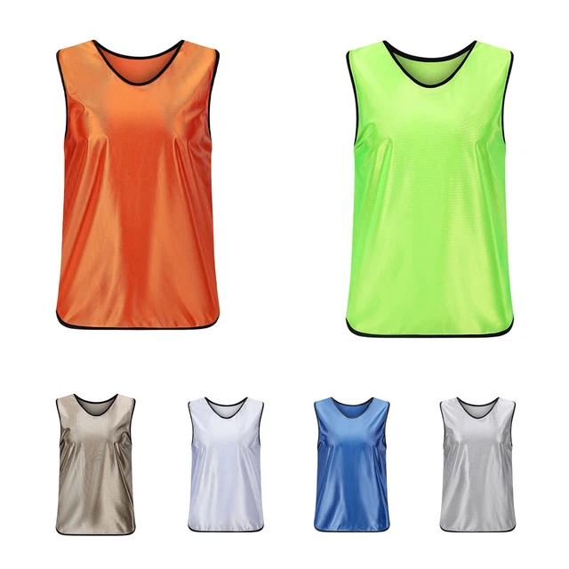 Youth Adult Football Scuffle Vest Silky Feel & Suitable for Soccer Basketball