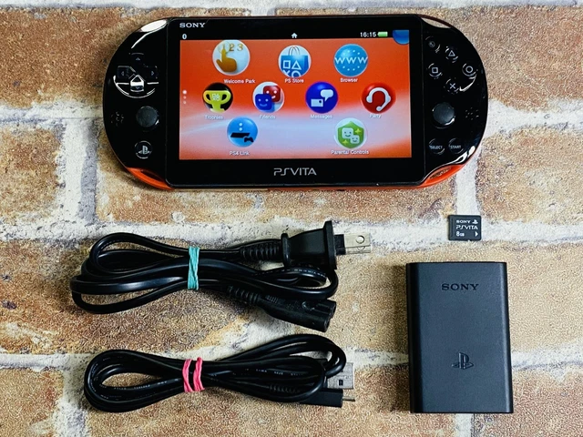 thumbnail image 2 of Sony PlayStation Vita PCH-2000 Handheld Console | Red Black | Japan Import | Tested Working 2 of 4