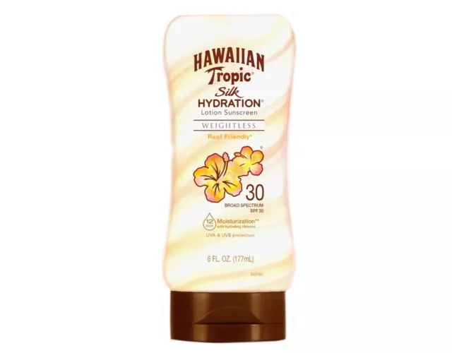 Hawaiian Tropic Silk Hydration Weightless Sunscreen Lotion 6 Fl Oz. - Pack of 1