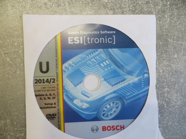 Bosch ESI Tronic DVD originale Bosch diagnostica software, assistenza, pezzi di ricambio