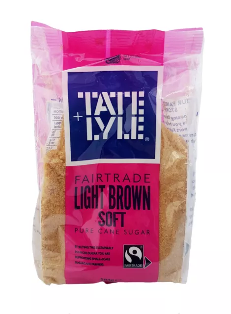 Tate & Lyle Sugars Fairtrade Light Brown Soft Sugar , 500g