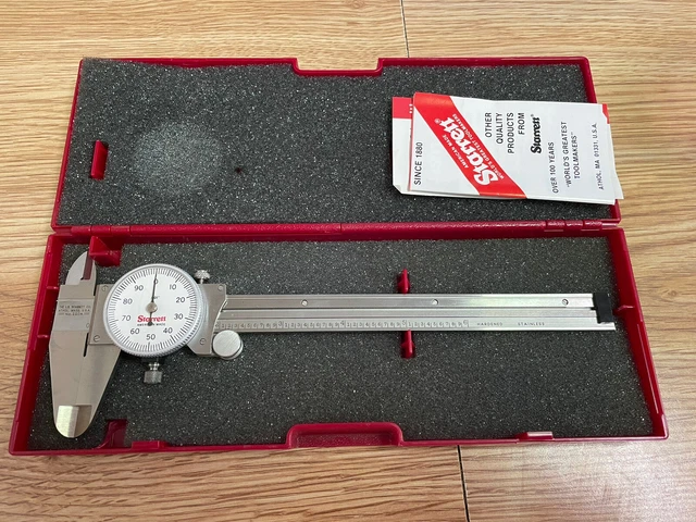 Starrett 6" inch Dial Caliper Model 120A Opened New Unused Starrett 6" inch Dial Caliper Model 120A Opened New Unused