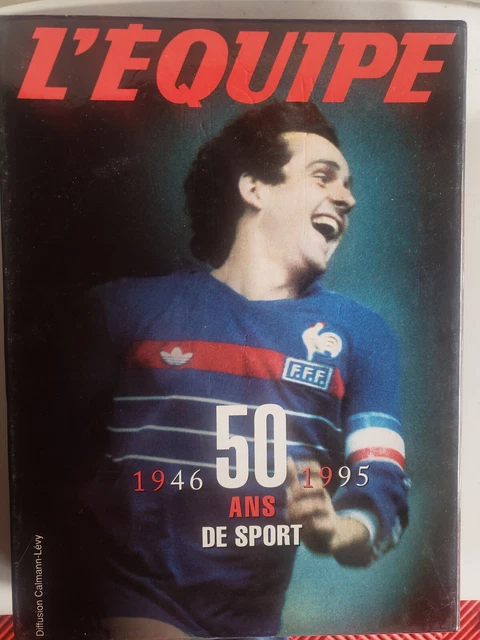 Coffret L'Equipe 50 Ans De Sport 1946-1995 Livre Collector