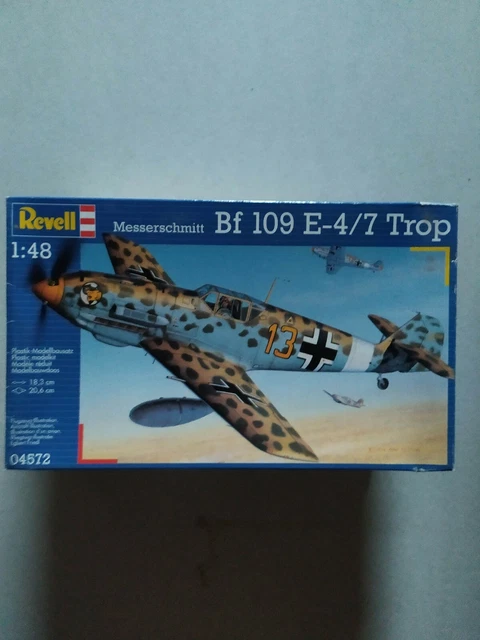 Maquette Revell 1:48 04572 Messerschmitt Bf-109 E-4/7 Trop