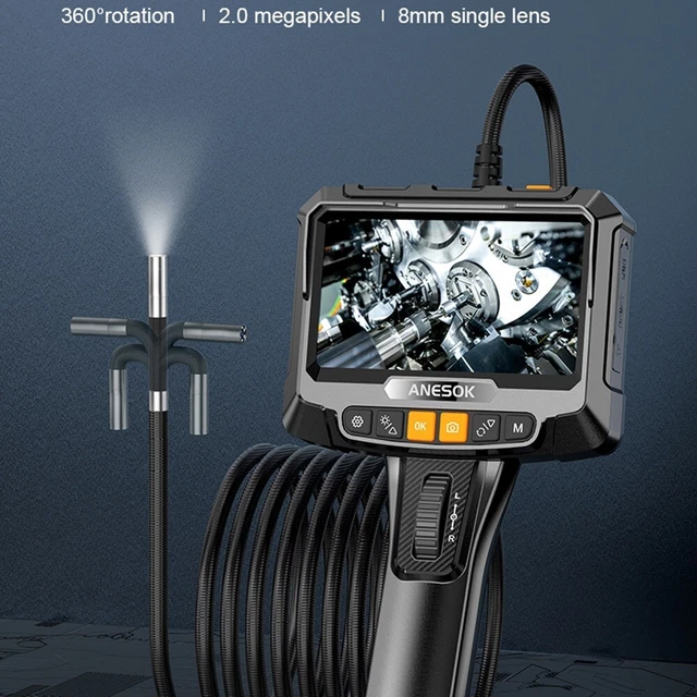 Endoscopio Digitale Con 6 LED, Fotocamera HD Ispezione, Cavo USB Da 1m/2m, Per Android (Type-C) E PC - Foto 3