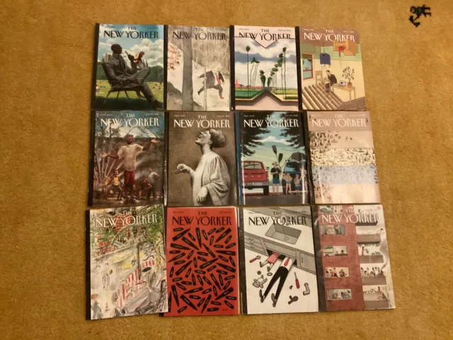 The New Yorker magazine mixed issues job lot of 12 excellent condition