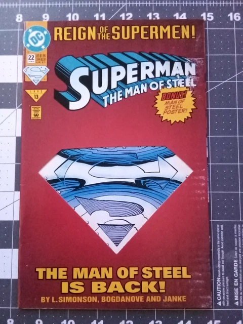 Superman: The Man of Steel #22 [Die-Cut Cover Edition] (Jun 1993, DC)