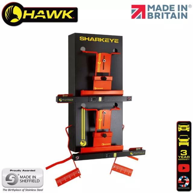 SharkEye Hawk 4 Wheel Alignment Gauge - SC4WLA. Made UK. Factory Second.