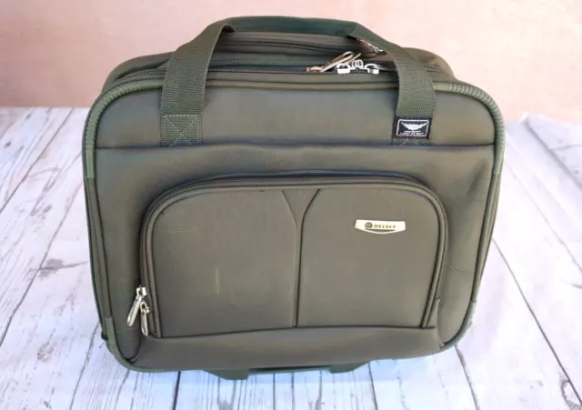 Delsey Carry On Under Seat Luggage Rolling Travel Bag