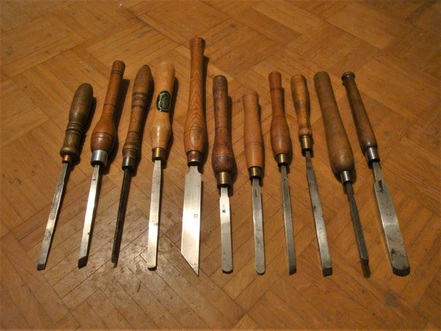 11 tolle Drechseleisen SORBY, STORMONT, ADDIS, SHEFFIELD etc. *-* TOP *-*