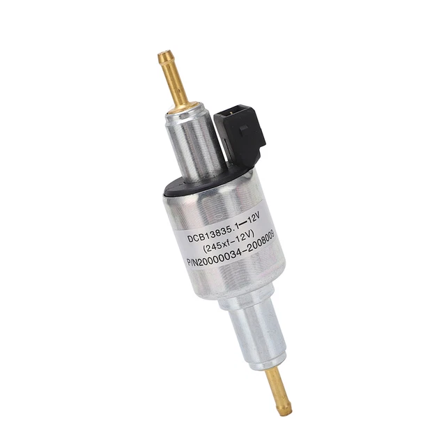 Pompe à Carburant 12V/24V JIZZU - Pour Chauffage Webasto/Eberspacher - 2-6KW