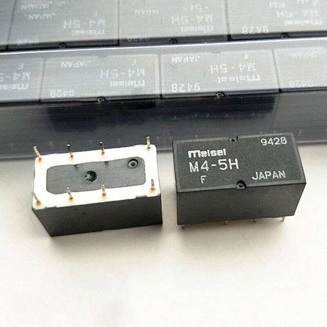 2Pcs MEISEI M4-5H Relay 8Pins NEW #T9