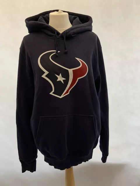 maglione con cappuccio new era taglia L blu navy logo NFL abbigliamento squadra uomo
