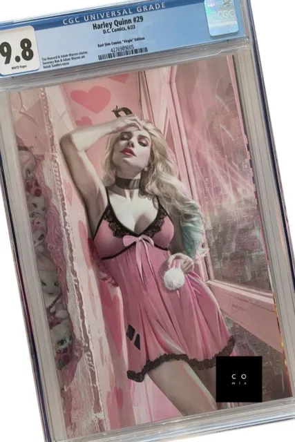 Harley Quinn #29 CGC 9.8 von Natali Sanders Virgin Cover - Lady Gaga Hommage DC