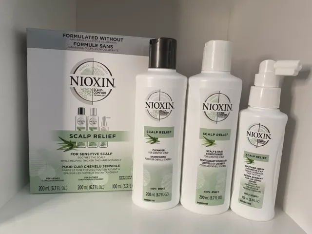 Nioxin Scalp Relief System Kit for Sensitive, Dry & Itchy Scalp