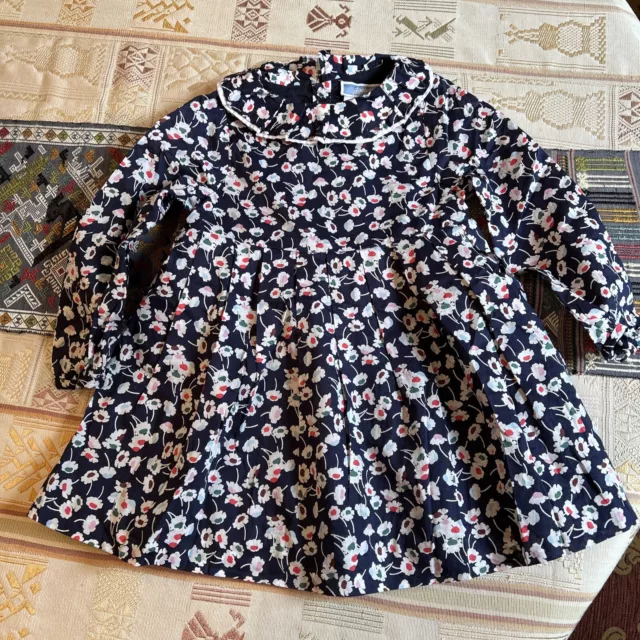 Jacadi floral print baby girl Dress 12 months