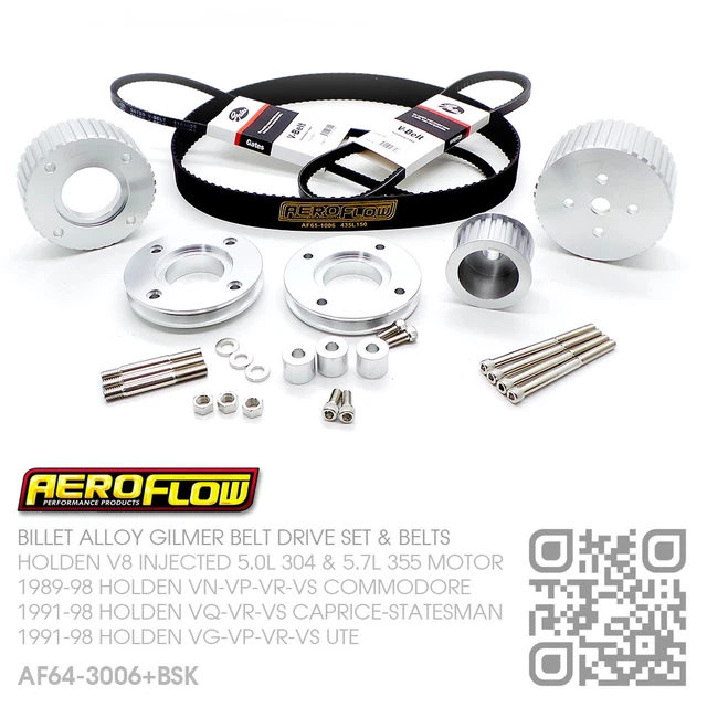 GILMER DRIVE SET & Belts V8 Injected 5.0L 304 [Holden VnVpVrVs