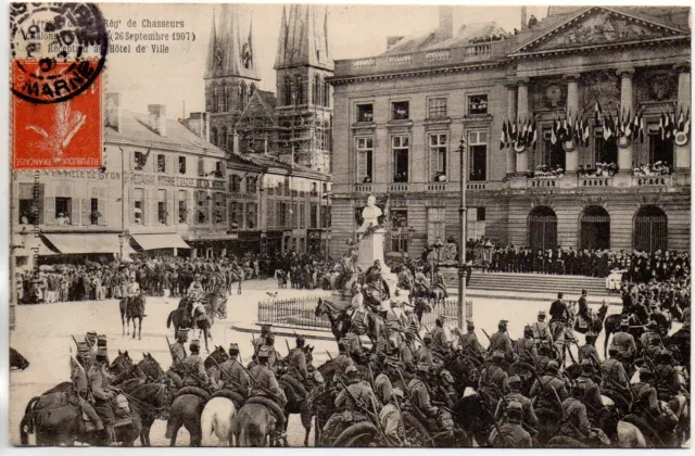CHALONS SUR MARNE - Marne - CPA 51 - Militaires - 5eme régiment de Chasseurs