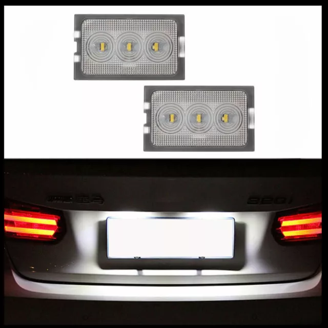 2x LED Kennzeichenbeleuchtung für Land Rover Discovery Freelander Range Sport