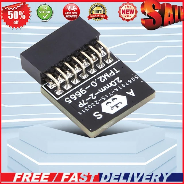 TPM 2.0 Encryption Processor LPC Interface for ASUS/MSI/ASRock (14Pin For ASUS)